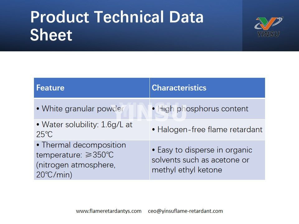 Product Technical Data Sheet Hoja de datos técnicos de productos