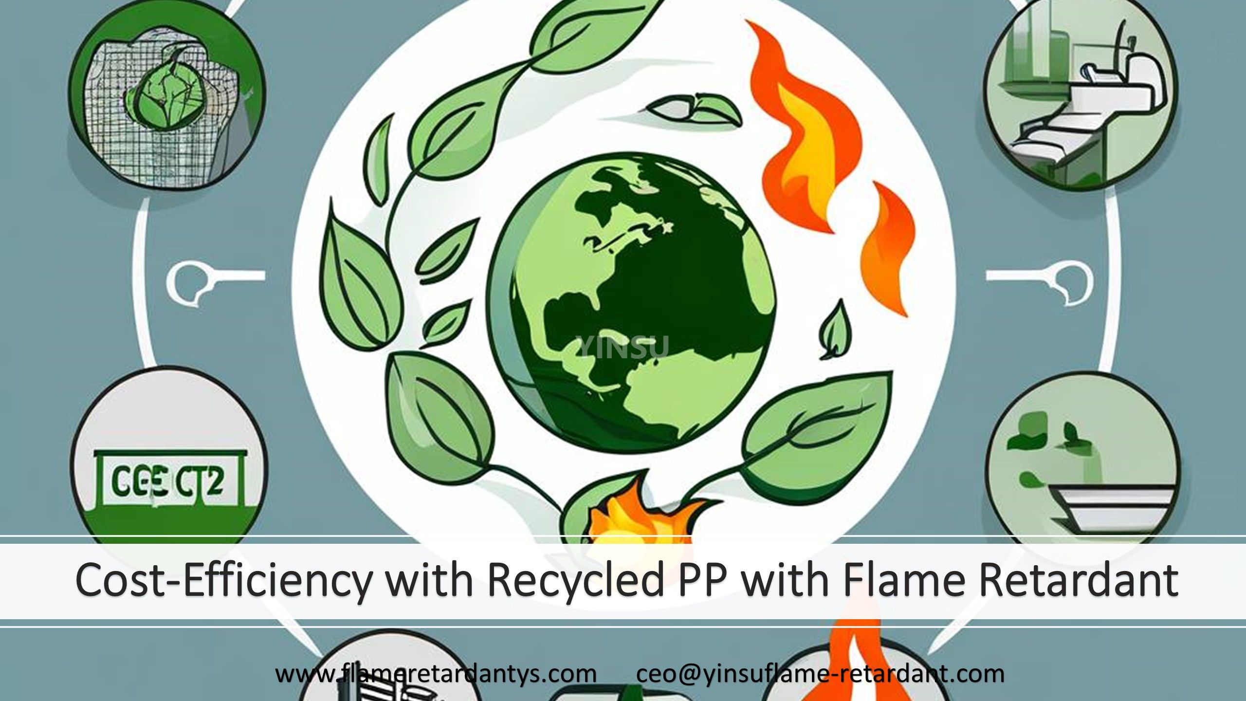 Rentabilidad con PP reciclado con retardante de llama