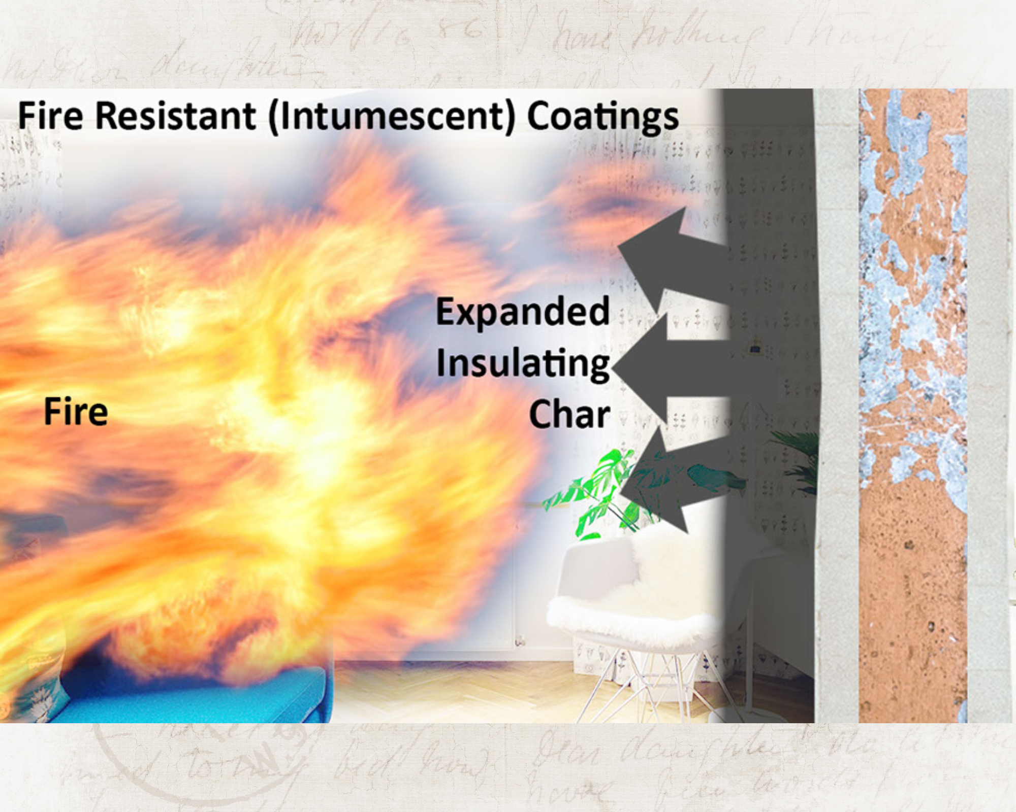 Revestimiento y pintura Protección contra incendios: aprovechamiento de los efectos sinérgicos de los retardadores de llama intumescentes