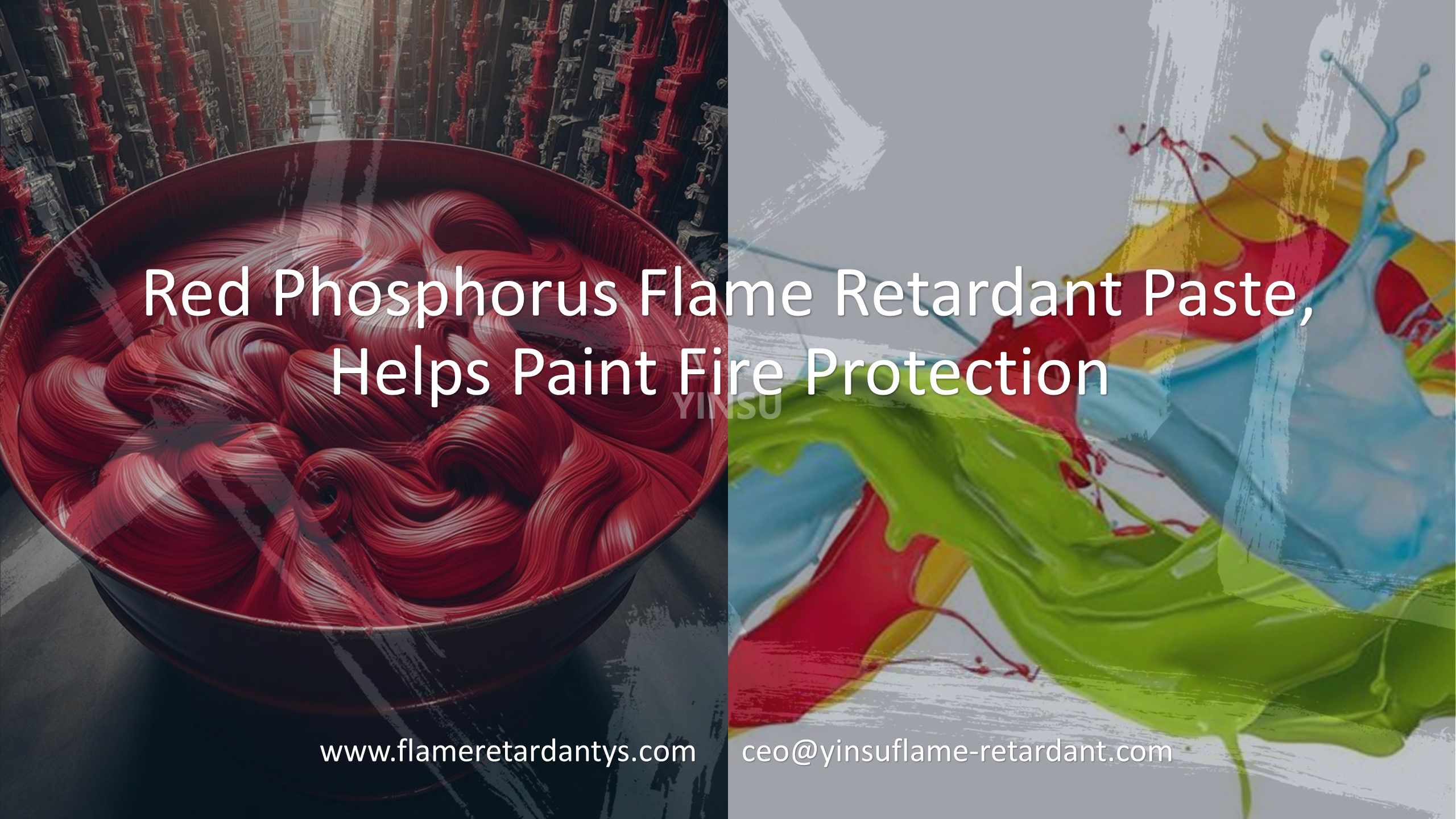 Pasta retardante de llama de fósforo rojo, ayuda a pintar la protección contra incendios