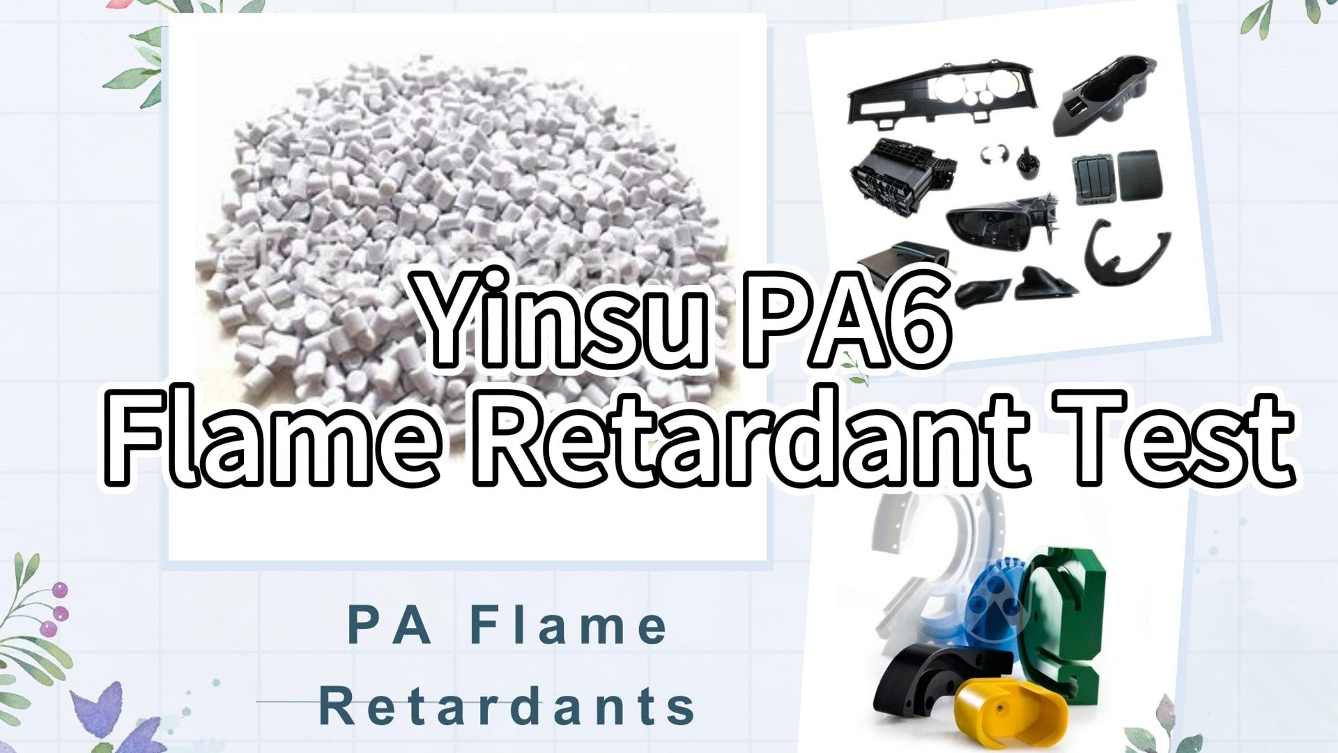 Prueba de retardante de la llama de Yinsu, grado de quema UL-94, v0.