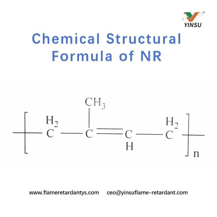 F&oacute;rmula estructural qu&iacute;mica de NR