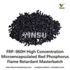 Masterbatch ignífugo de fósforo rojo microencapsulado de alta concentración FRP-960H