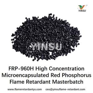 Masterbatch ignífugo de fósforo rojo microencapsulado de alta concentración FRP-960H