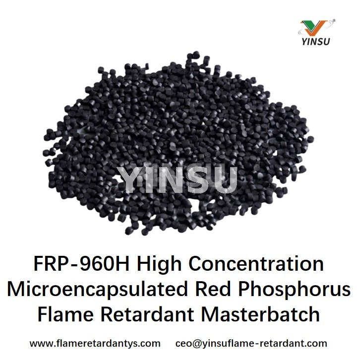 Masterbatch ignífugo de fósforo rojo microencapsulado de alta concentración FRP-960H