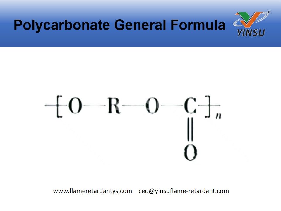 Fórmula general de policarbonato