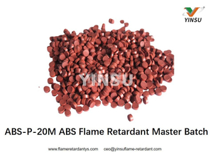 PyroStop ABS-P-20M: lote maestro de retardante de retardante de llama de fósforo rojo de alto rendimiento para ABS