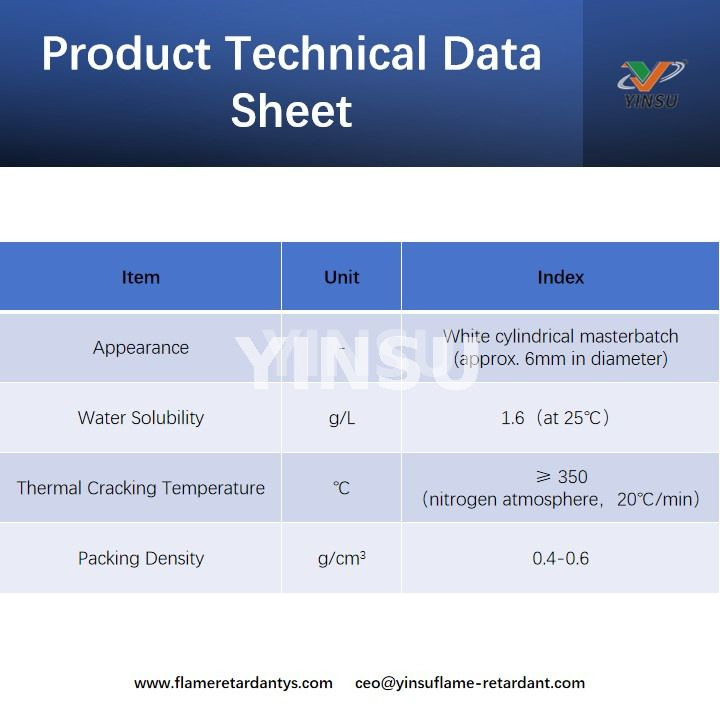 Hoja de datos t&eacute;cnicos de productos