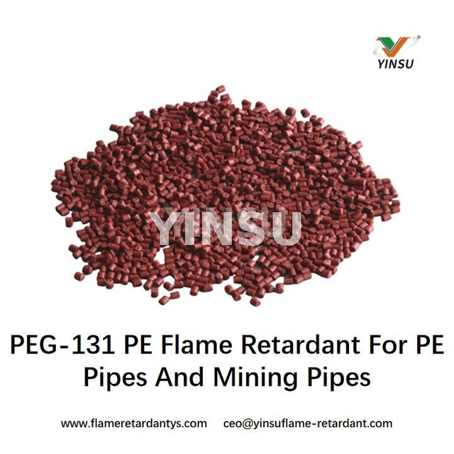 PE Flame Retardante Soluciones innovadoras para retraso de llama en tuberías de educación física y tuberías mineras - PEG-131