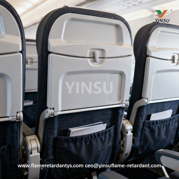 Materiales pl&aacute;sticos utilizados en asientos de aviones