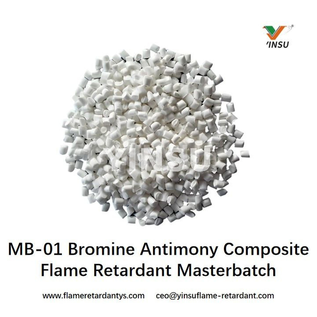 Masterbatch ignífugo compuesto de bromo y antimonio MB-01