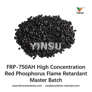 Lote maestro retardante de llama de fósforo rojo de alta concentración FRP-750AH