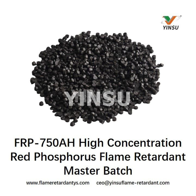 Lote maestro retardante de llama de fósforo rojo de alta concentración FRP-750AH