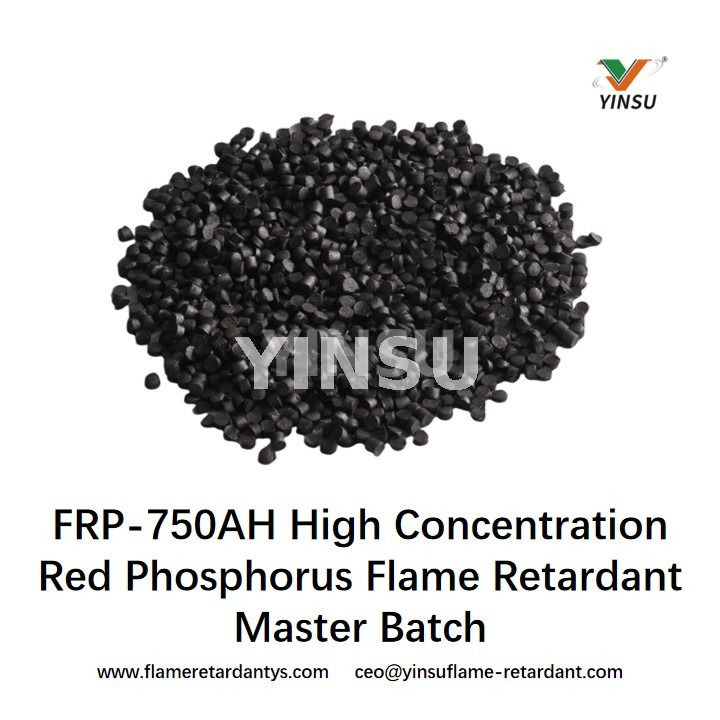 Lote maestro retardante de llama de fósforo rojo de alta concentración FRP-750AH