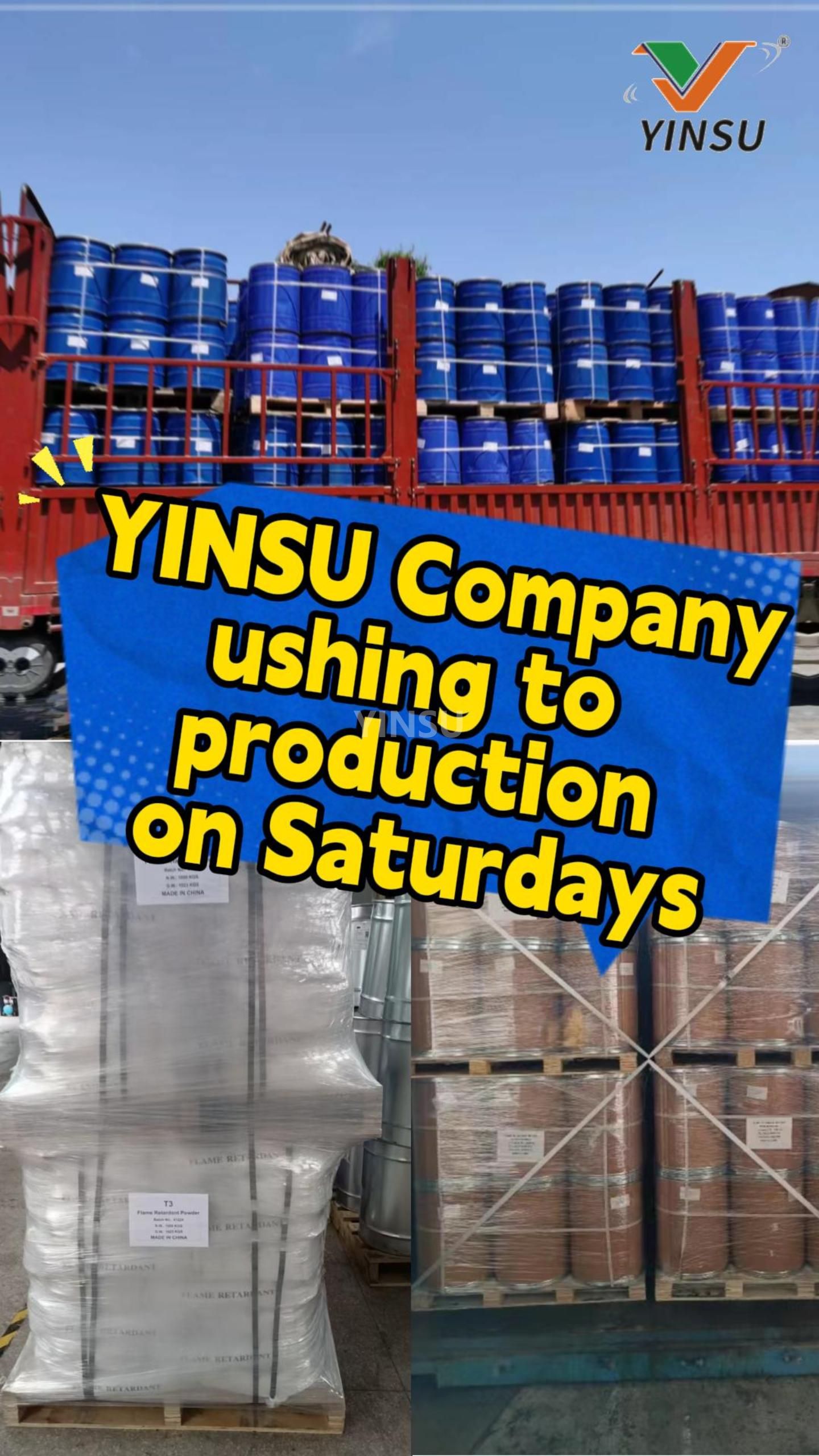 Compañía Yinsu, apresurándose a la producción los sábados.