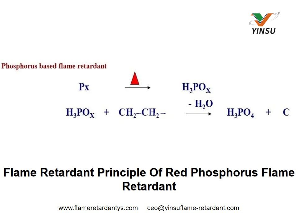 Principio retardante de llama del retardante de llama de fósforo rojo