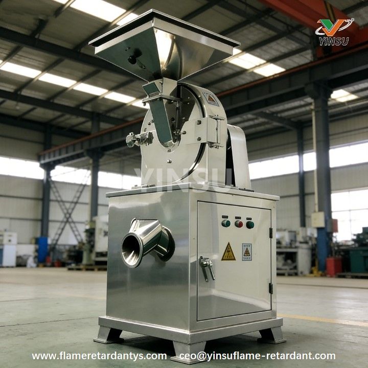Estructura de trituración de la máquina trituradora para la producción de retardante de llama de fósforo rojo