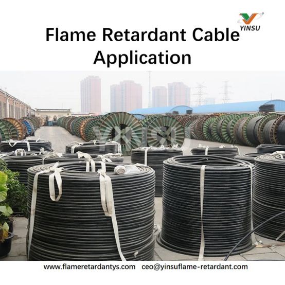 Aplicaci&oacute;n de cable retardante de llama