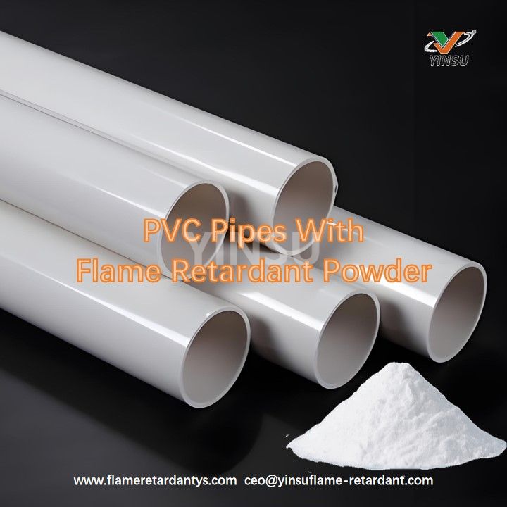 Tubos de PVC con polvo ign&iacute;fugo