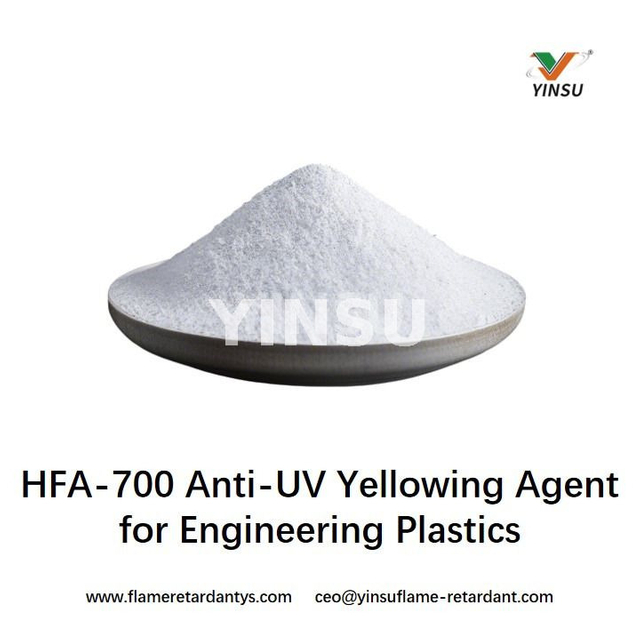 Agente de color amarillento anti-UV para la ingeniería de plásticos HFA-700
