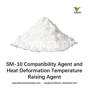 Agente de compatibilidad y agente de elevación de temperatura de deformación de calor para materiales de aleación de plástico SM-10