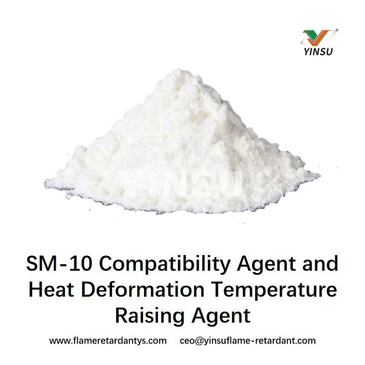 Agente de compatibilidad y agente de elevación de temperatura de deformación de calor para materiales de aleación de plástico SM-10