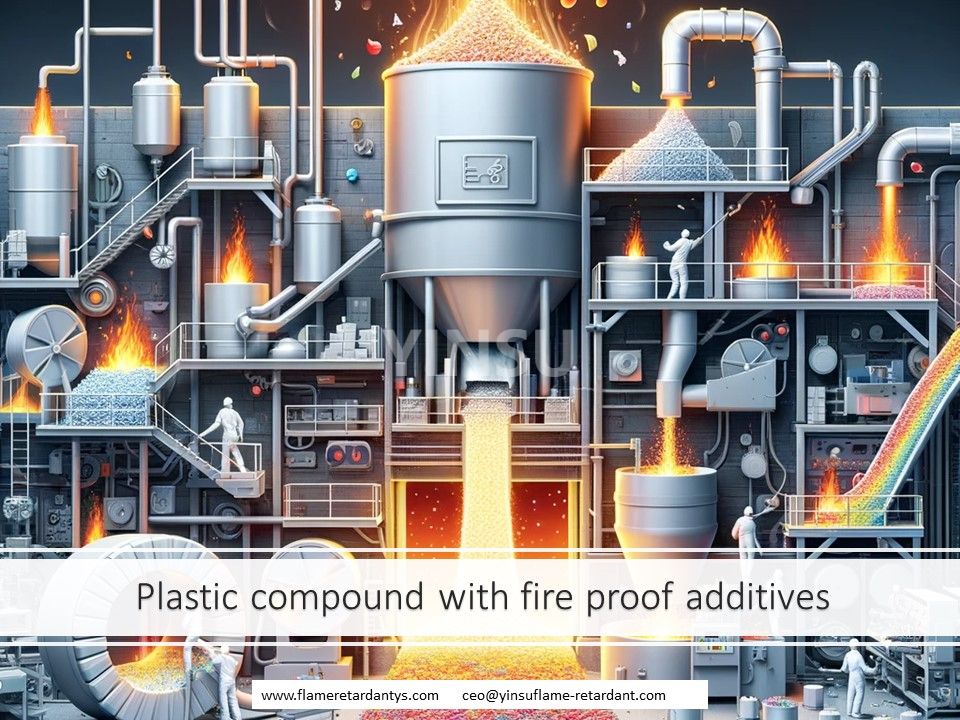 3.20 proceso de producción de compuesto plástico con aditivos ignífugos