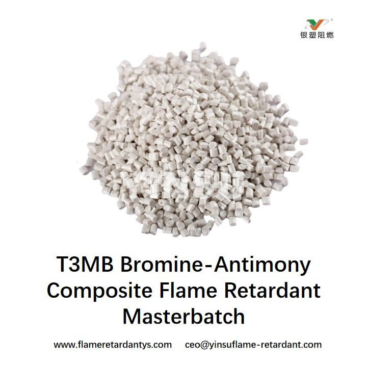 Masterbatch retardante de llama compuesto de bromo-antimonio T3MB