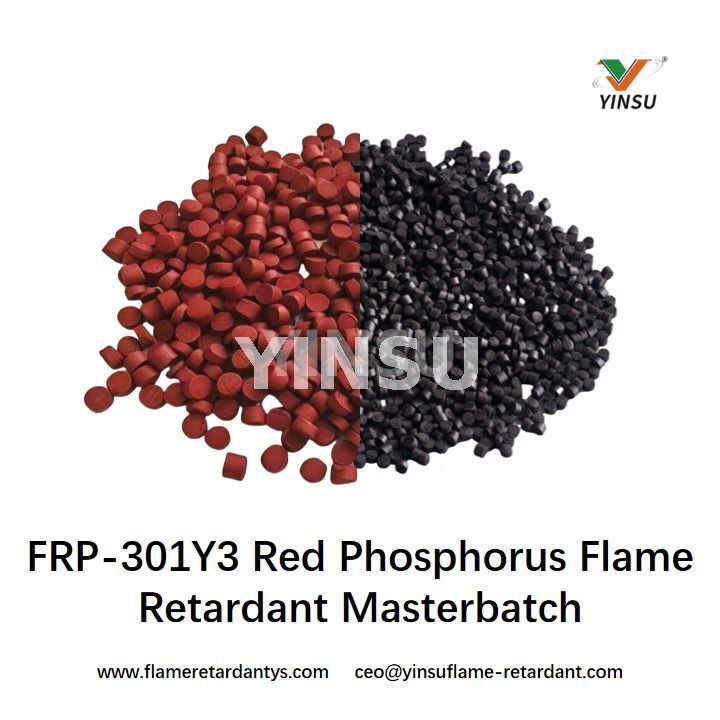 Masterbatch retardante de llama de fósforo rojo FRP-301Y3