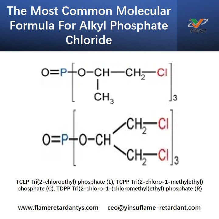 La f&oacute;rmula molecular m&aacute;s com&uacute;n para el cloruro de fosfato de alquilo