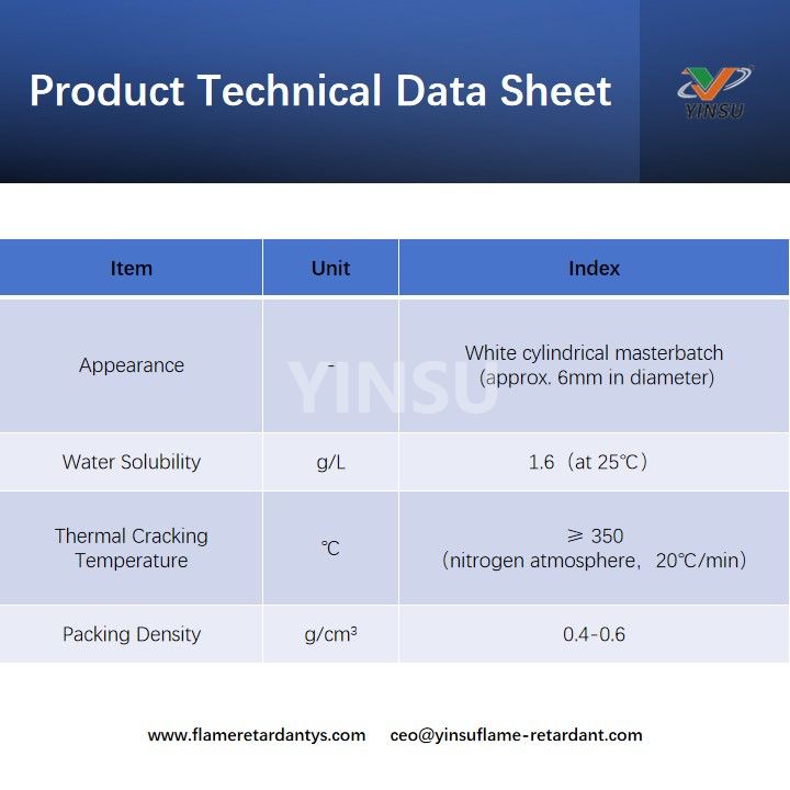 Hoja de datos t&eacute;cnicos de productos