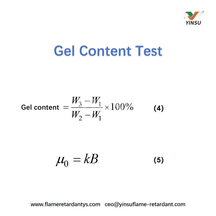 Prueba de contenido de gel