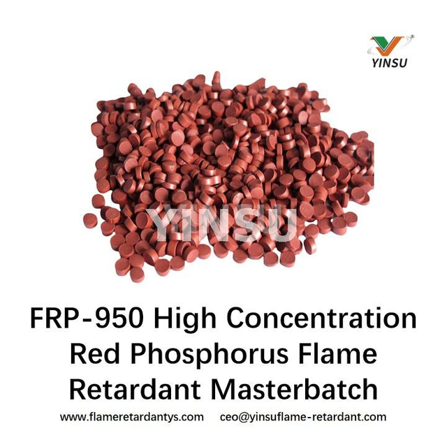Masterbatch ignífugo de fósforo rojo de alta concentración FRP-950