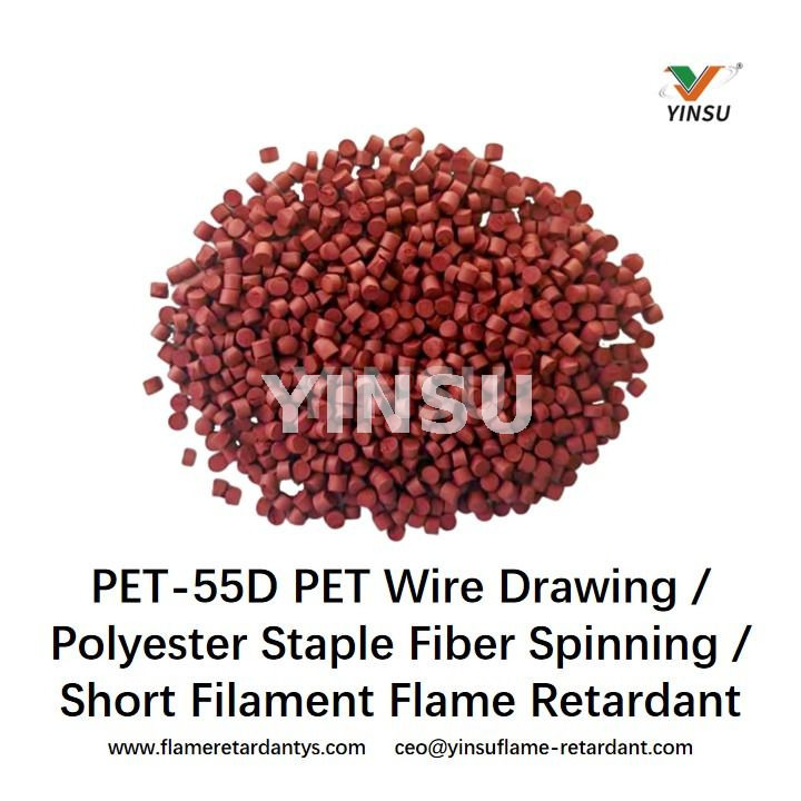 PET Dibujo de alambre / Fibra de alimentación de poliéster Spinning / Filament Filament Retardant - PET - 55d