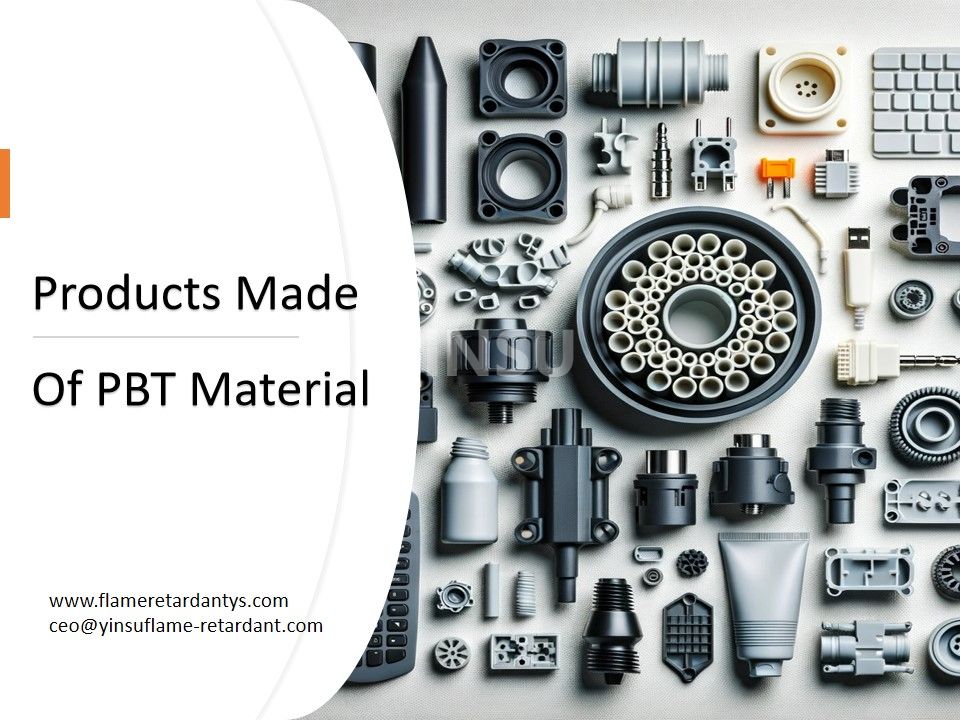 Productos hechos de material PBT