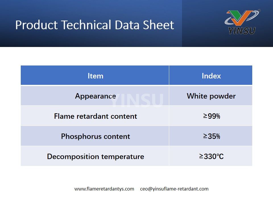 Ficha técnica del producto