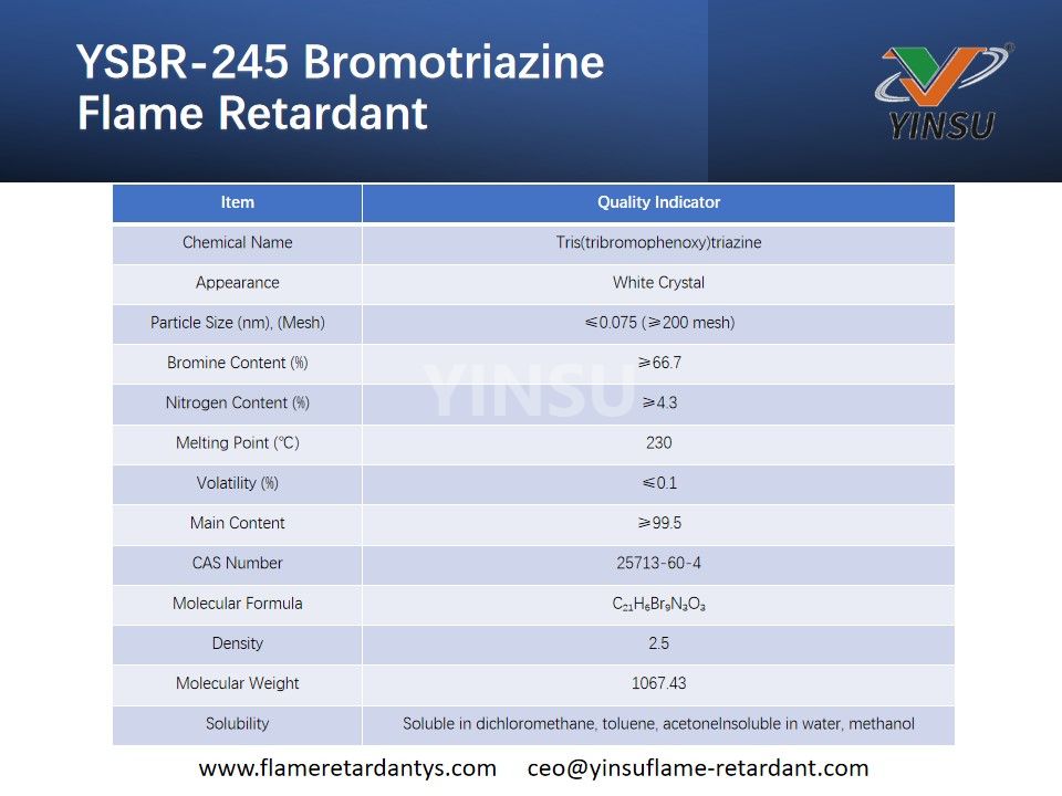 Retardante de llama de bromotriazina YSBR-245