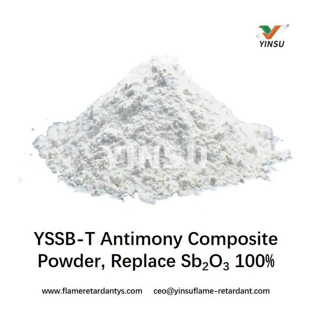 Polvo compuesto de antimonio YSSB-T, reemplaza Sb2O3 100%