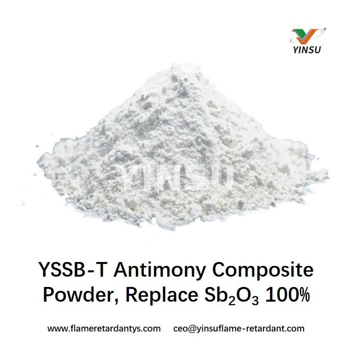 Polvo compuesto de antimonio YSSB-T, reemplaza Sb2O3 100%