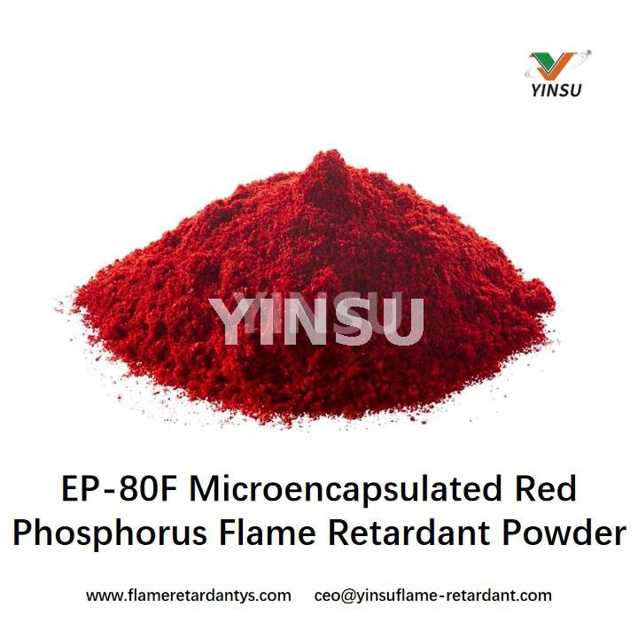 Polvo retardante de llama de fósforo rojo microencapsulado EP-80F