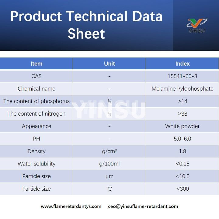 Hoja de datos t&eacute;cnicos de productos