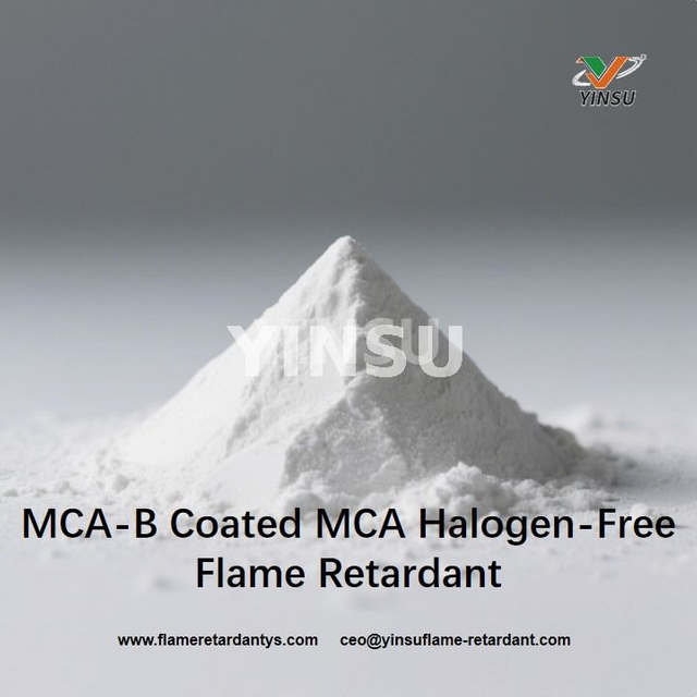 Retardante de llama sin halógenos MCA recubierto con MCA-B
