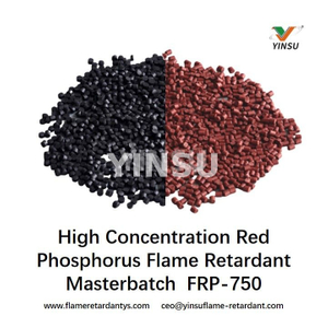 Masterbatch ignífugo de fósforo rojo de alta concentración FRP-750