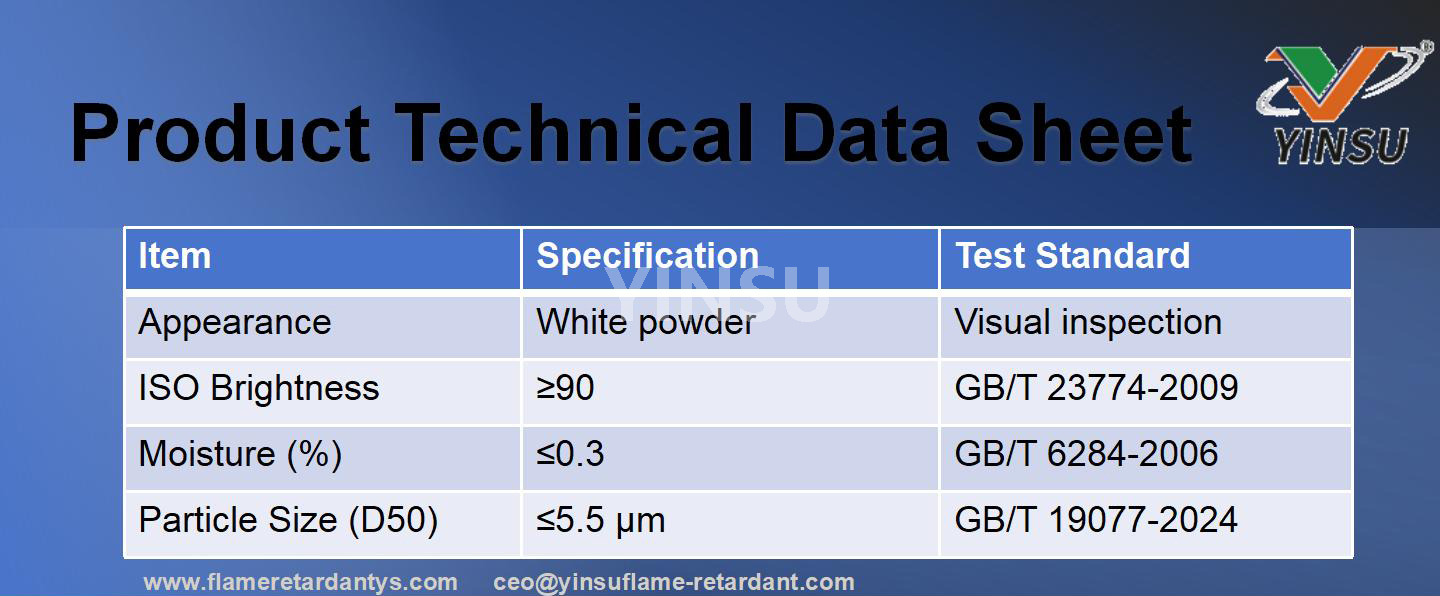 0915-YS-TCG7 Hoja de datos t&eacute;cnicos del producto