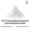 TPE TPU ignífugo del polvo de los elastómeros termoplásticos TE-01 ignífugo
