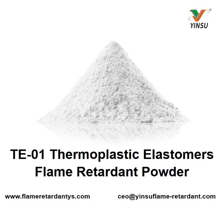 TPE TPU ignífugo del polvo de los elastómeros termoplásticos TE-01 ignífugo