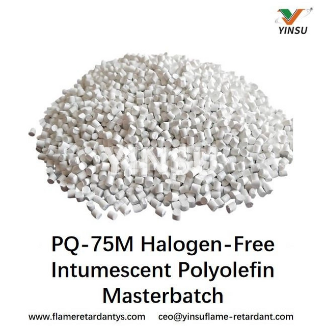 Masterbatch de poliolefina intumescente sin halógenos PQ-75M para PP